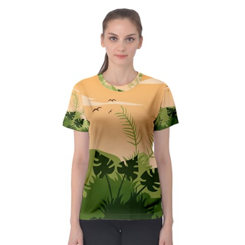 Forest Images Vector Women s Sport Mesh Tee by Mog4mog4