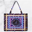 Abstract Sphere Room 3d Design Shape Circle Zipper Medium Tote Bag View1