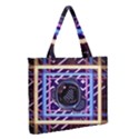 Abstract Sphere Room 3d Design Shape Circle Zipper Medium Tote Bag View2