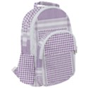 Square Purple Pattern Bead Purple Keffiyeh Purple Geometric Headdress Angle Violet Rectangle Rounded Multi Pocket Backpack View2