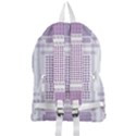 Square Purple Pattern Bead Purple Keffiyeh Purple Geometric Headdress Angle Violet Rectangle Foldable Lightweight Backpack View2