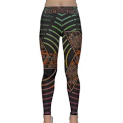 Black And Green Area Rug Neon Genesis Evangelion Computer Communication Classic Yoga Leggings by Bakwanart