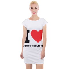 I Love Peppermint Cap Sleeve Bodycon Dress by ilovewhateva