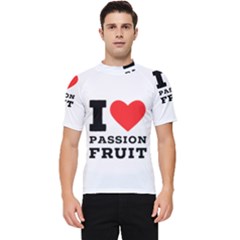 I Love Passion Fruit Men s Short Sleeve Rash Guard by ilovewhateva