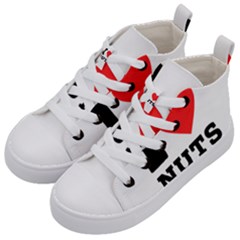 I Love Nuts Kids  Mid-top Canvas Sneakers by ilovewhateva