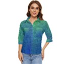 Blue And Green Circuit Board Wallpaper Circuit Board Sketch Women s Quarter Sleeve Pocket Shirt View1