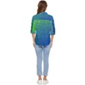 Blue And Green Circuit Board Wallpaper Circuit Board Sketch Women s Quarter Sleeve Pocket Shirt View4