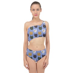 Cat Cat Background Animals Little Cat Pets Kittens Spliced Up Two Piece Swimsuit by 99art