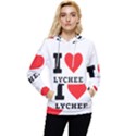 I love lychee  Women s Lightweight Drawstring Hoodie View1