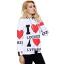 I love lychee  Women s Lightweight Drawstring Hoodie View3