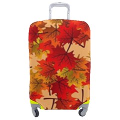 Wallpaper Background Autumn Fall Luggage Cover (medium) by Vaneshart