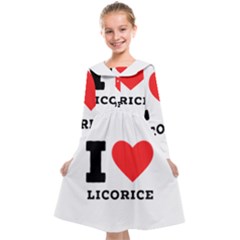 I Love Licorice Kids  Midi Sailor Dress by ilovewhateva