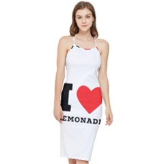 I Love Lemonade Bodycon Cross Back Summer Dress by ilovewhateva