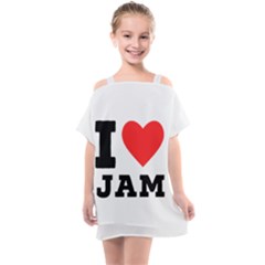 I Love Jam Kids  One Piece Chiffon Dress by ilovewhateva