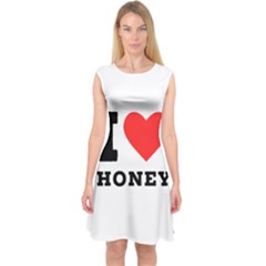 I Love Honey Capsleeve Midi Dress by ilovewhateva