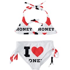 I Love Honey Kids  Classic Bikini Set by ilovewhateva