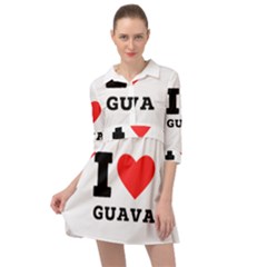 I Love Guava  Mini Skater Shirt Dress by ilovewhateva