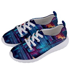 Digital Art Artwork Illustration Vector Buiding City Women s Lightweight Sports Shoes by 99art