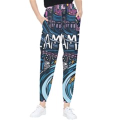 Graffiti Art Psychedelic Art Graphic Design Modern Art Women s Tapered Pants by 99art