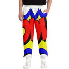 Pow Comic Comic Book Fight Men s Elastic Waist Pants by 99art