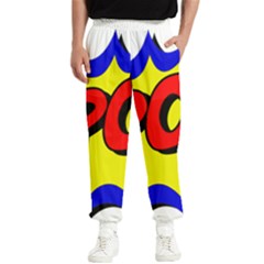 Kapow-comic-comic-book-fight Men s Elastic Waist Pants by 99art