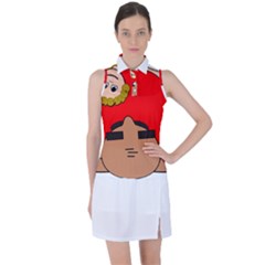 Comic-characters-grandfather Women s Sleeveless Polo Tee by 99art