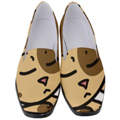 Cat-cartoon-pet-kitten-character Women s Classic Loafer Heels by 99art