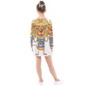 Animation-lion-animals-king-cool Kids  Long Sleeve Dress View2