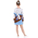 Spirit-boat-funny-comic-graphic Kids  Long Sleeve Dress View2