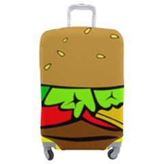 Hamburger-cheeseburger-fast-food Luggage Cover (medium) by 99art