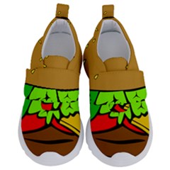 Hamburger-cheeseburger-fast-food Kids  Velcro No Lace Shoes by 99art