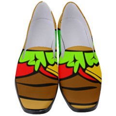 Hamburger-cheeseburger-fast-food Women s Classic Loafer Heels by 99art