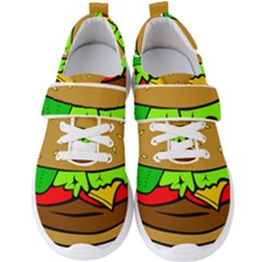 Hamburger-cheeseburger-fast-food Men s Velcro Strap Shoes by 99art