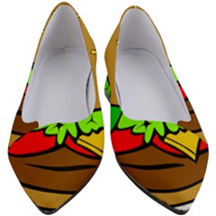 Hamburger-cheeseburger-fast-food Women s Block Heels  by 99art