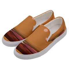 Hamburger-cheeseburger-burger-lunch Men s Canvas Slip Ons by 99art