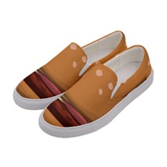 Hamburger-cheeseburger-burger-lunch Women s Canvas Slip Ons by 99art