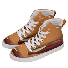 Hamburger-cheeseburger-burger-lunch Women s Hi-top Skate Sneakers by 99art