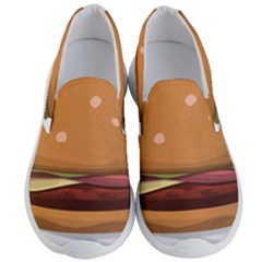 Hamburger-cheeseburger-burger-lunch Men s Lightweight Slip Ons by 99art