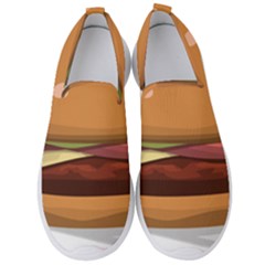 Hamburger-cheeseburger-burger-lunch Men s Slip On Sneakers by 99art