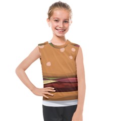 Hamburger-cheeseburger-burger-lunch Kids  Mesh Tank Top by 99art