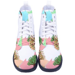 Seasons-of-the-year-year-tree High-top Canvas Sneakers by 99art