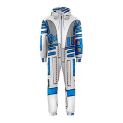 Technology-clip-art-r2d2 Hooded Jumpsuit (kids) by 99art