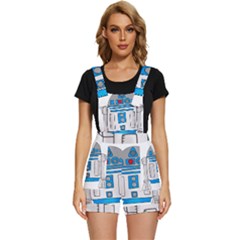 Technology-clip-art-r2d2 Short Overalls by 99art