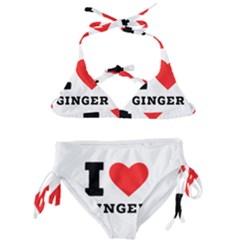 I Love Ginger Kids  Classic Bikini Set by ilovewhateva