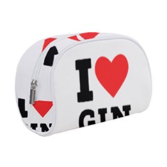 I Love Gin Make Up Case (small) by ilovewhateva