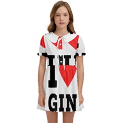 I Love Gin Kids  Sweet Collar Dress by ilovewhateva