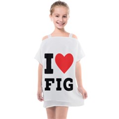 I Love Fig  Kids  One Piece Chiffon Dress by ilovewhateva