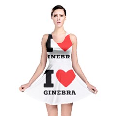 I Love Ginebra Reversible Skater Dress by ilovewhateva