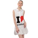 I love ginebra Sleeveless Shirt Dress View1