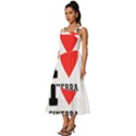 I love ginebra Square Neckline Tiered Midi Dress View2